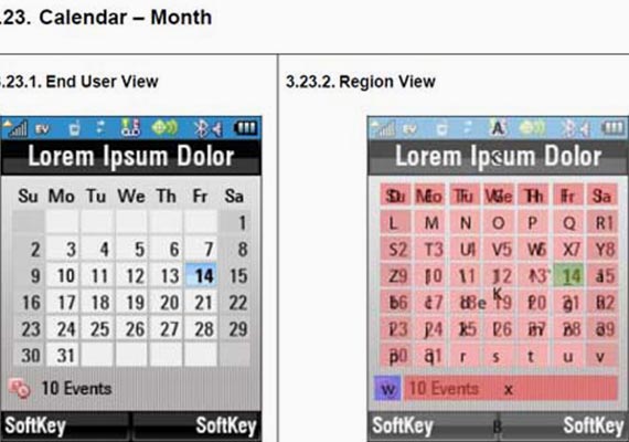During 2008 to 2009, I was responsible for communicating layout media to mobile developers using these style guides.