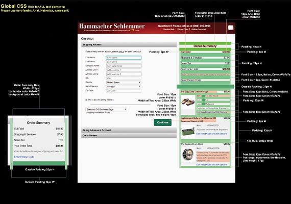Following lessons learned from Motorola, I created pixel perfect style guides to dictate padding, margin, font-size, etc. for our IT team to build. Content had to be organized into clean and easy to read instructions to maintain integrity of design.